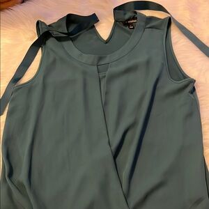 Elegant Blue Sleeveless Top